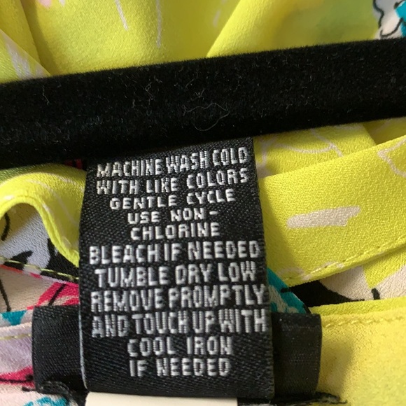 Torrid Sz 0 yellow tank with floral print - Picture 4 of 4